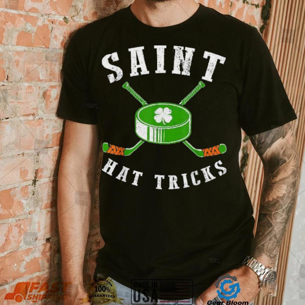 St. Patrick’s Day Saint Hat Tricks Hockey Shamrock Kids Boys Shirt St. Patrick’s Day Saint Hat Tricks Hockey Shamrock Kids Boys Shirt