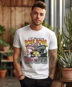 Stanford Cardinal vs Michigan State Spartans 2014 100th anniversary Rose Bowl shirt