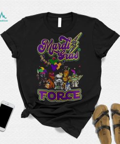Star War Baby Yoda Mardi Gras Force T Shirt
