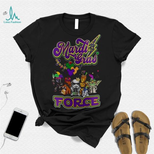Star War Baby Yoda Mardi Gras Force T Shirt