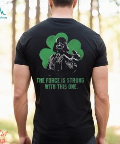 Star wars mad engine darth Vader the force is strong st. paddy’s day graphic 2024 shirt