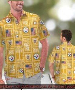 Steelers Summer Commemorative Hawaiian Shirt