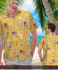 Steelers Summer Commemorative Hawaiian Shirt