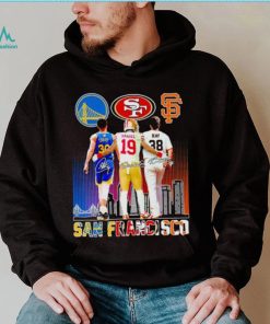 Stephen Curry Deebo Samuel Robbie Ray San Francisco skyline city shirt