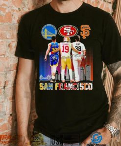 Stephen Curry Deebo Samuel Robbie Ray San Francisco skyline city shirt