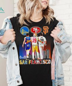Stephen Curry Deebo Samuel Robbie Ray San Francisco skyline city shirt