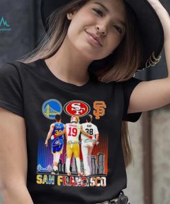 Stephen Curry Deebo Samuel Robbie Ray San Francisco skyline city shirt