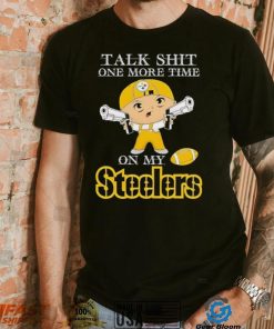 Stewie talk shit one more time on my Pittsburgh Steelers shirt