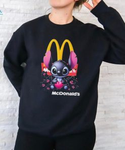 Stitch Hug Heart Mcdonald’s logo St Patrick’s Day 2024 shirt