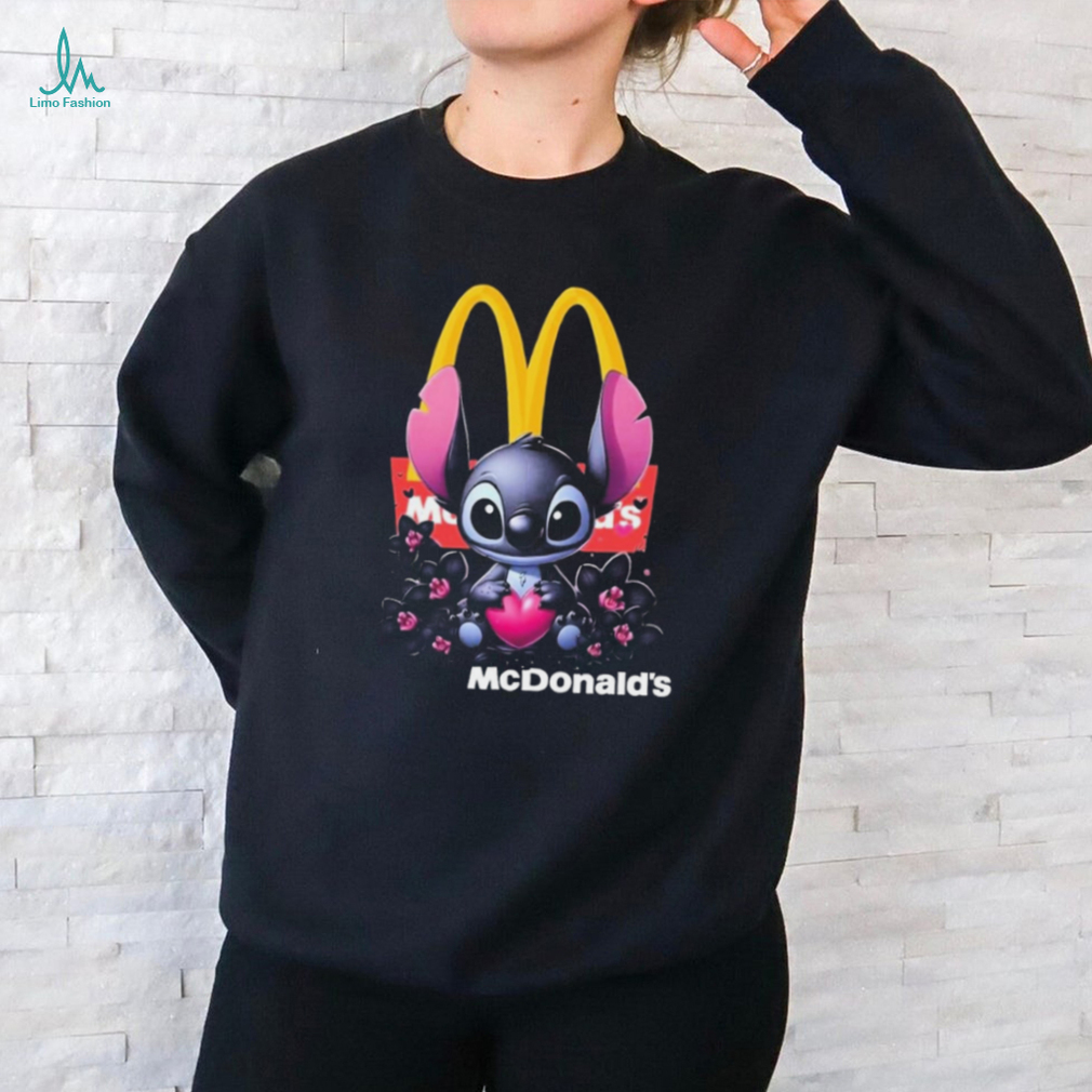 Stitch Hug Heart Mcdonald’s logo St Patrick’s Day 2024 shirt Stitch Hug Heart Mcdonald’s logo St Patrick’s Day 2024 shirt
