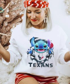 Stitch Inside Houston Texans Logo 2024 T shirt