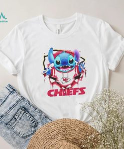 Stitch Inside Kansas City Chiefs Logo 2024 T shirt