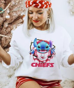 Stitch Inside Kansas City Chiefs Logo 2024 T shirt