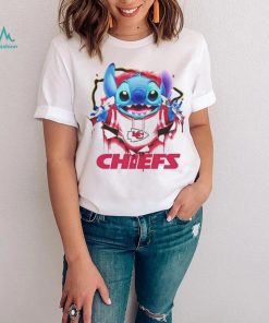 Stitch Inside Kansas City Chiefs Logo 2024 T shirt