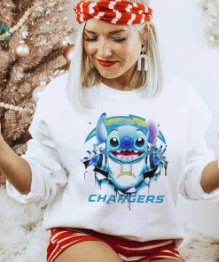 Stitch Inside Los Angeles Chargers Logo 2024 shirt