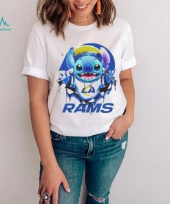 Stitch Inside Los Angeles Rams Logo 2024 T shirt