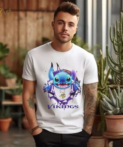 Stitch Inside Minnesota Vikings Logo 2024 T shirt
