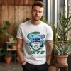 Stitch Inside Philadelphia Eagles Logo 2024 T shirt