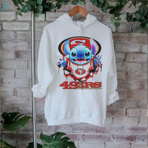 Stitch Inside San Francisco 49ers Logo 2024 T shirt