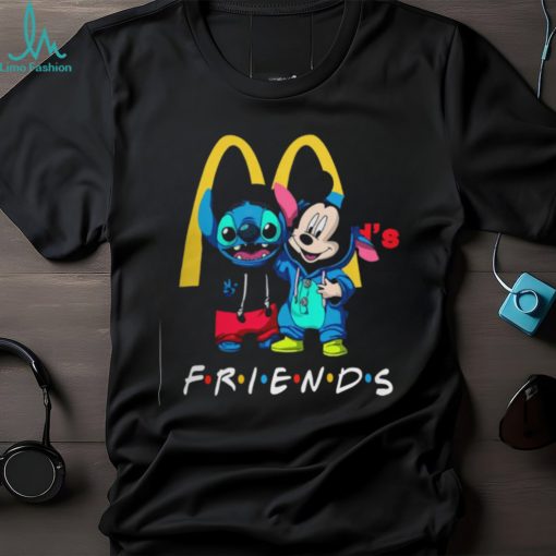 Stitch and Mickey Mouse Mcdonalds Friends Shirt