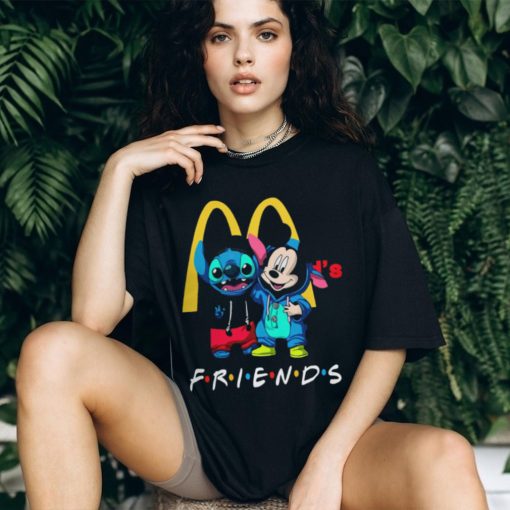 Stitch and Mickey Mouse Mcdonalds Friends Shirt