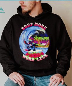 Stitch surf more work less shirt