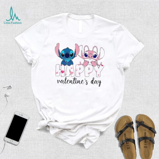 Stitcth and Angel happy Valentine’s day shirt