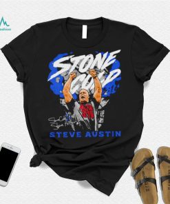 Stone Cold professional wrestler Steve Austin pose signature shirt