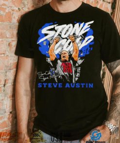 Stone Cold professional wrestler Steve Austin pose signature shirt
