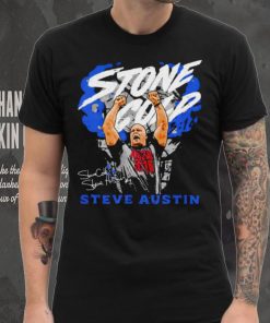 Stone Cold professional wrestler Steve Austin pose signature shirt