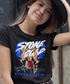 Stone Cold professional wrestler Steve Austin pose signature shirt