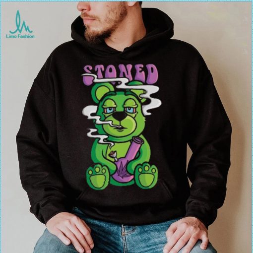 Stoned Weed Bear Crewneck Shirt