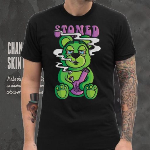 Stoned Weed Bear Crewneck Shirt