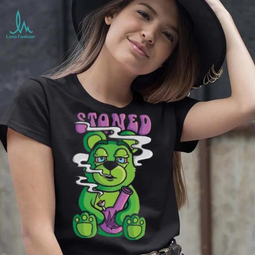 Stoned Weed Bear Crewneck Shirt