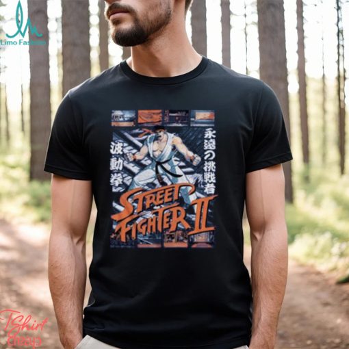 Street Fighter Ryu And Scenes T Shirt