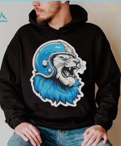 Strong Detroit Lion Wearing Helmet shirt