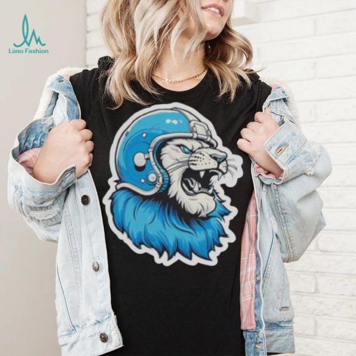 Strong Detroit Lion Wearing Helmet shirt