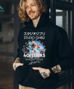 Studio ghibli 40 years 1985 2025 most obsessively rewatched shirt
