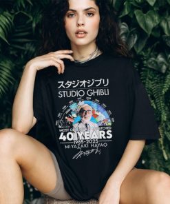 Studio ghibli 40 years 1985 2025 most obsessively rewatched shirt