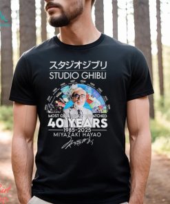 Studios Ghibli Most Obsessively Rewatched 40 Years 1985 2025 Signature Shirt