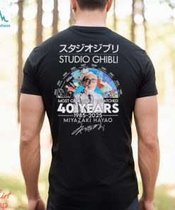 Studios Ghibli Most Obsessively Rewatched 40 Years 1985 2025 Signature Shirt