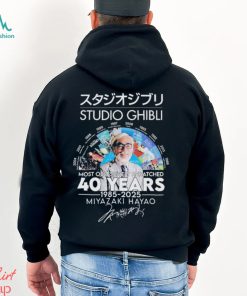 Studios Ghibli Most Obsessively Rewatched 40 Years 1985 2025 Signature Shirt