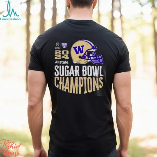 Stylistdesigns Shirts Washington Huskies 2024 Sugar Bowl Champions Purple Helmet T Shirt