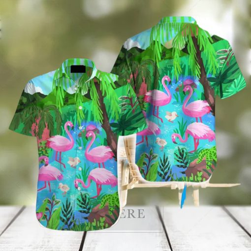 Summer Tropical Flaming Hawaiian Shirt Aloha Casual Shirt For Men And Women