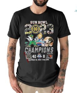Sun Bowl 2023 Notre Dame Football Champions 40 8 Shirt