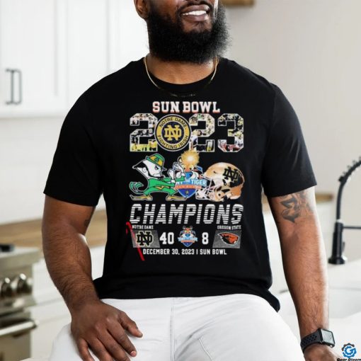 Sun Bowl 2023 Notre Dame Football Champions 40 8 Shirt