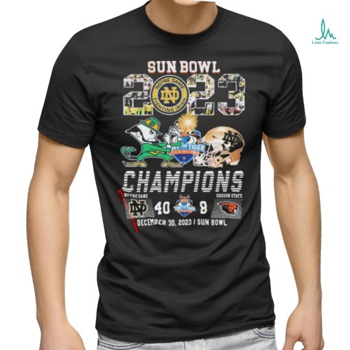 Sun Bowl 2023 Notre Dame Football Champions 40 8 Shirt