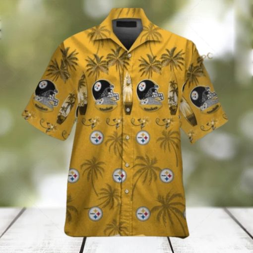 Sun Kissed Design Pittsburg Steelers Hawaiian Shirt