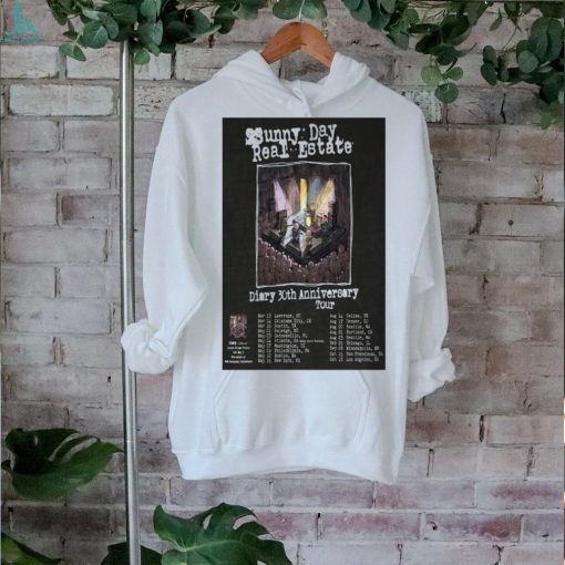 Sunny Day Real Estate 2024 Diary 30th Anniversary Tour Poster t shirt