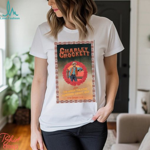 Sunshine Coast, QLD January 30, 2024 Charley Crockett Tour Poster Shirt
